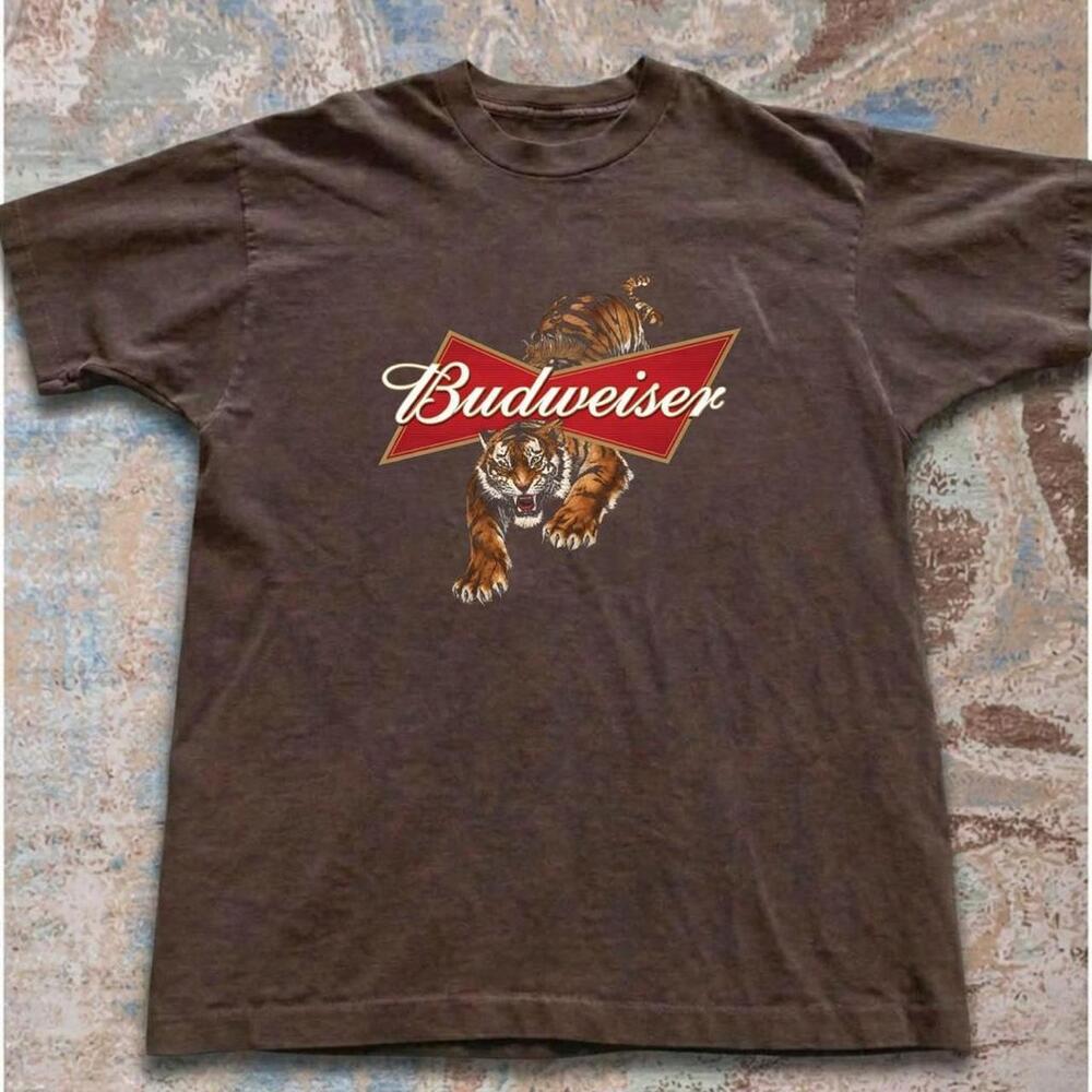 Brown Budweiser Tiger Tee